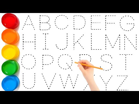 ABCD Alphabets.kids drawing and alphabets learning.counting numbers and drawing shapes.abc Kids song