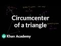Understanding Perpendicular Bisectors and Circumcenters