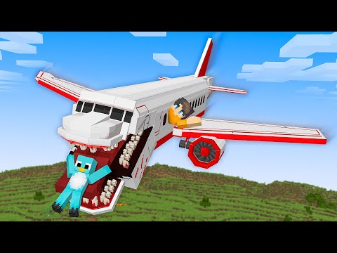 I Pranked My Friend with Airplanes in Minecraft