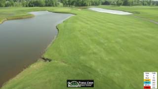 Turtle Creek Golf Course - 16th hole aerial flyover video