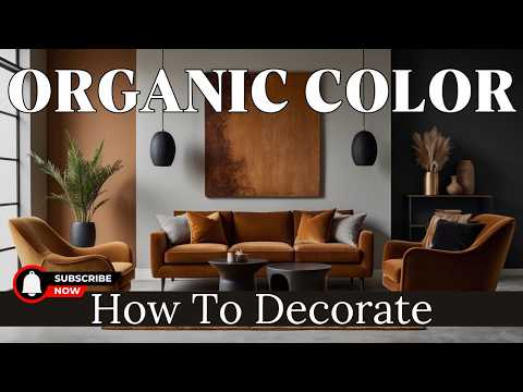 7 Stunning Organic COLOR Modern Living Rooms That Inspire | Earthy & Elegant Design Ideas