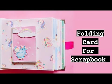 Folding Card | Using Magnets | DIY Card for Scrapbook Pages