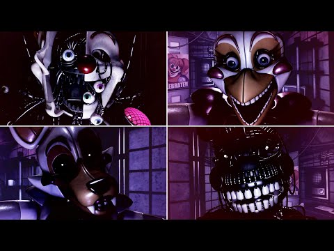 By The Hour - FNAF Sister Location level + All Jumpscares