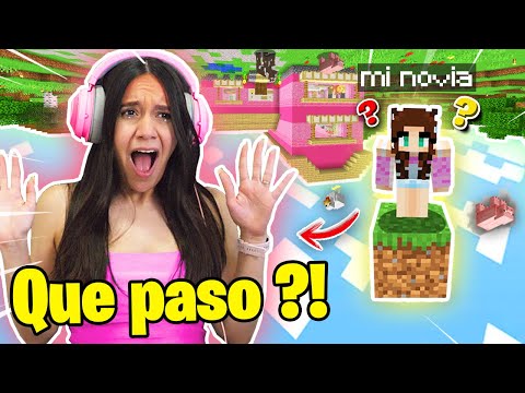 VOLTEÉ de CABEZA el *MUNDO SECRETO* de MINECRAFT de mi NOVIA  😂 *BROMA*