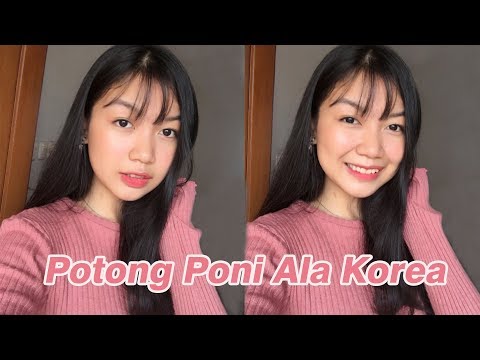 Tutorial Potong Poni Ala Korea Sendiri !! Gampang Ternyata || Desty Yufenti