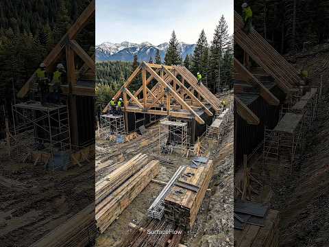 Building a Mountain A-Frame Cabin from Shipping Containers