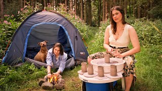 Escaping Routine in the German Wilderness ✨ | Camping, Pottery, and Slow-Living