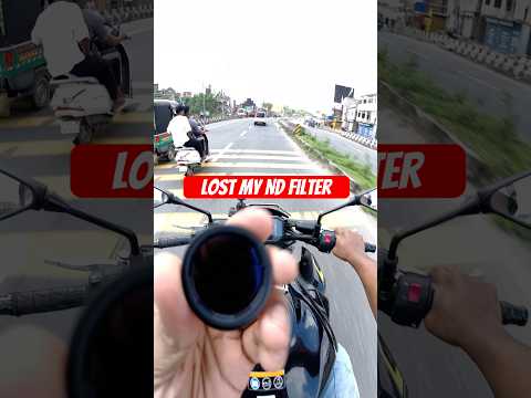 Lost My Nd Filter - While Riding Kawasaki Z900 #z900 #kawasaki #ndfilter