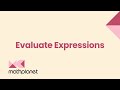 Evaluating Algebraic Expressions
