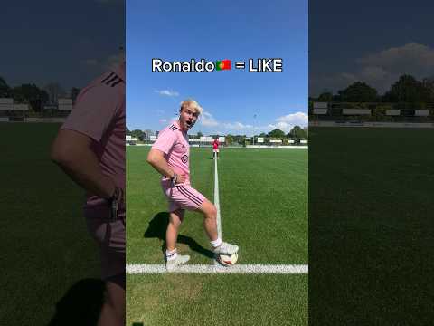 Perfect line challenge ? Ronaldo Vs Messi ?