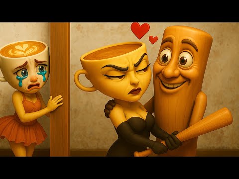 Ballerina Cappuccina Sad Love Story with Tung Tung Sahur in Granny House! New Animation