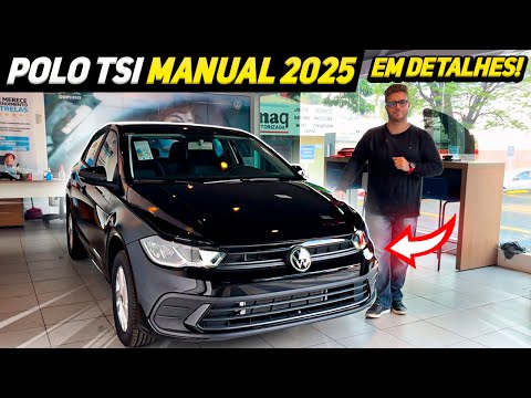 NOVO POLO TSI 2025 MANUAL - RARO DE SE ENCONTRAR!