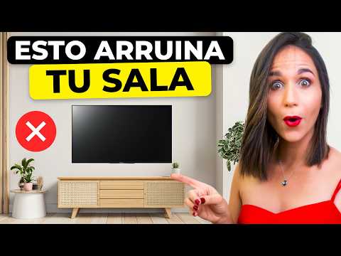 Arquitecto: 10 TIPS PARA DECORAR SALA CON TV 📺 Transforma tu Casa en un Espacio de LUJO 🔥