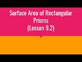Exploring Surface Area of Rectangular Prisms