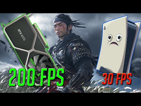 ¡RTX 4070 hace que GHOST OF TSUSHIMA se vea INCREÍBLE!