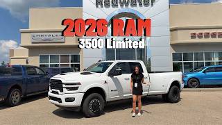 Heavy-Duty Luxury! 2026 Ram 3500 Limited Long Box Dually Walkaround with Jill at Redwater Dodge