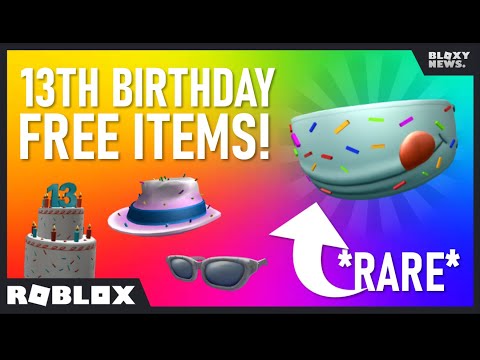Roblox 13th Birthday Hat Code 07 2021 - roblox birthday promo code