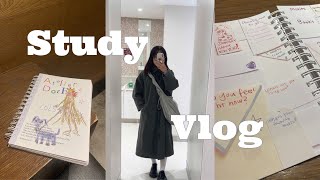 （日/中字幕）Study Vlog：大好きなジンジャーブレッドラテと共に頑張るの☕️（ft.アイリちゃんの2025Diaryゲット🌟）中文專業的大學生的VLOG
