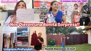 Nos Dieron una Sorpresa‼️+Muy Pronto Viajaremos✈️+Comprando Todo para el Regreso🏫Sacamos mucha Ropa😱