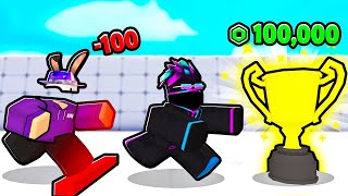 I Raced THE OWNER for 100K ROBUX in Roblox Rivals!
