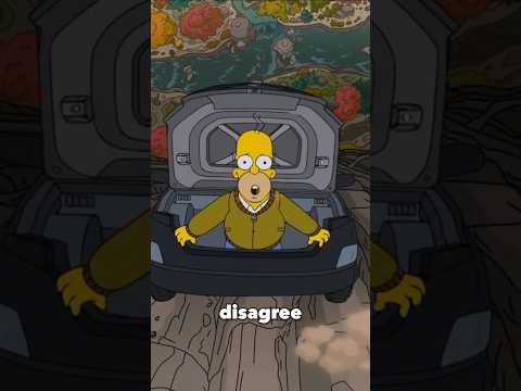 Larry save Homer from Beyond the Grave #thesimpsons #shorts #viral #reels #trending #fyp