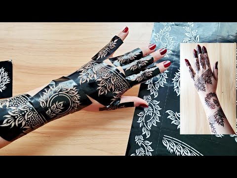 اجمل تصاميم استكرات الحناء الجميلة خيااال😍🥰stickers  for hands