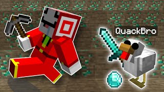 5 Ways to PRANK Mini-Quack in Minecraft!