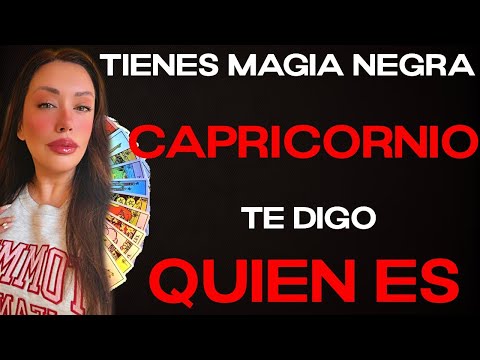 CAPRICORNIO ♑️ TIENES MAGIA NEGRA😈🖤NO DIGAS QUE NO TE AVISÉ...🤫HOROSCOPO #CAPRICORNIO HOY TAROT AMOR