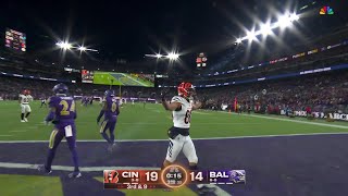 Burrow dimes up losivas for a Cincy TD