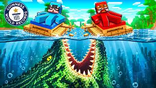Sobrevivimos a DORMIR en el AMAZONAS en Minecraft