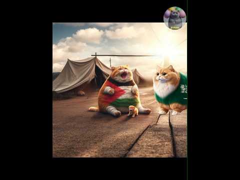 Bedah rumah kucing palestina #catlover #catvideos