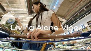 living alone vlog | busy weeks in my life, working out and cooking at home, found my new apartment!