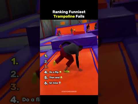 Ranking Funniest Trampoline Fails