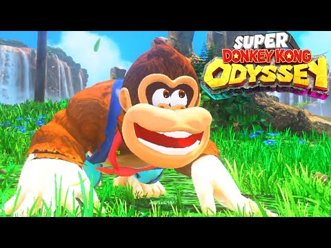 Super Donkey Kong Odyssey - Full Game Walkthrough