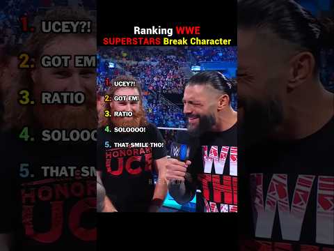 WWE Superstars Caught Breaking Character! ๐