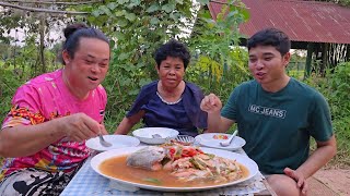 ต้มส้มแซลม่อน ต้มแบบบ้านๆง่ายๆ กินหลายๆคน อร่อยมากๆ | อร่อยนัวร์