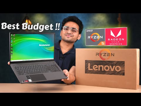 (ENGLISH) Lenovo IdeaPad Slim 5 🔥- AMD Ryzen™ 5 5500U 🚀🚀- Best Laptop For Students & Office Use 💻