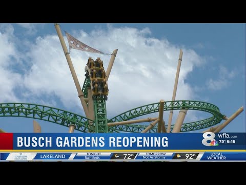 Busch Gardens reopens today; online reservations,...