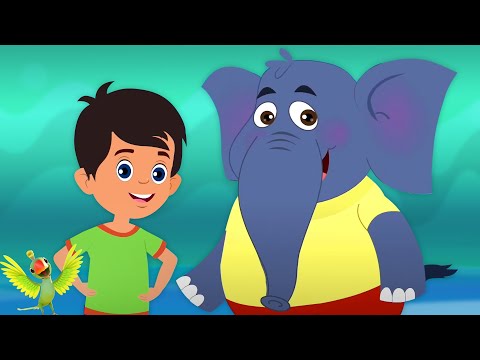 Elephant Song, Hathi Raja Kahan Chale, हाथी राजा कहाँ चले, Poem in Hindi and Kids Rhymes