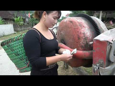 Repair Complete Restoration Concrete Mixer of Diesel Engines Severely Damaged \ Blacksmith Girl