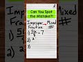 Converting Improper Fractions Practice