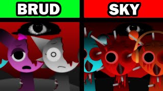SPRUNKI but SWAPPED... | Brud Treatment & Sky Treatment FULL MODS