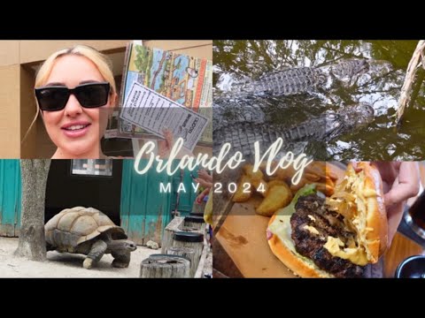 Orlando Vlog May 2024! | Gatorland | Big Fire Grill