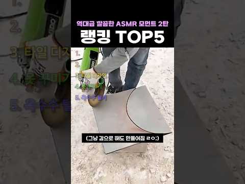 역대급 깔끔한 ASMR 모먼트 2탄 랭킹 TOP5