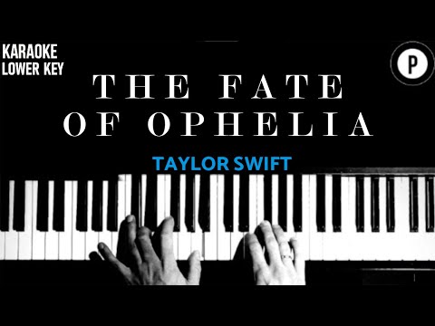 Taylor Swift – The Fate of Ophelia Slowed Acoustic LOWER KEY Piano Instrumental Cover MALE KEY