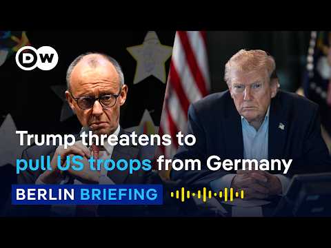 YouTube video thumbnail: Merz and Trump Exchange Blunt Words Over Iran
