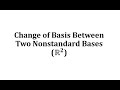 Understanding Transition Matrices and Coordinate Changes