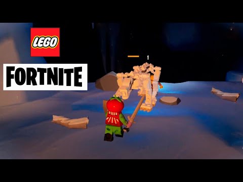 LIMPAMOS A CAVERNA CONGELADA NO LEGO FORTNITE!! #legofortnite