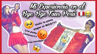 MI EXPERIENCIA EN EL BYE BYE TOUR PERU ❤️😍 | CONOCÍ A KIM JD KIMA Y JUANITO