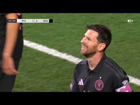 Goal Lionel Messi For Team Inter Miami Against Philadelphia minute 26